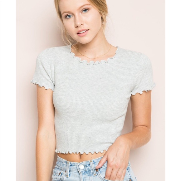 lettuce ruffle shirt
